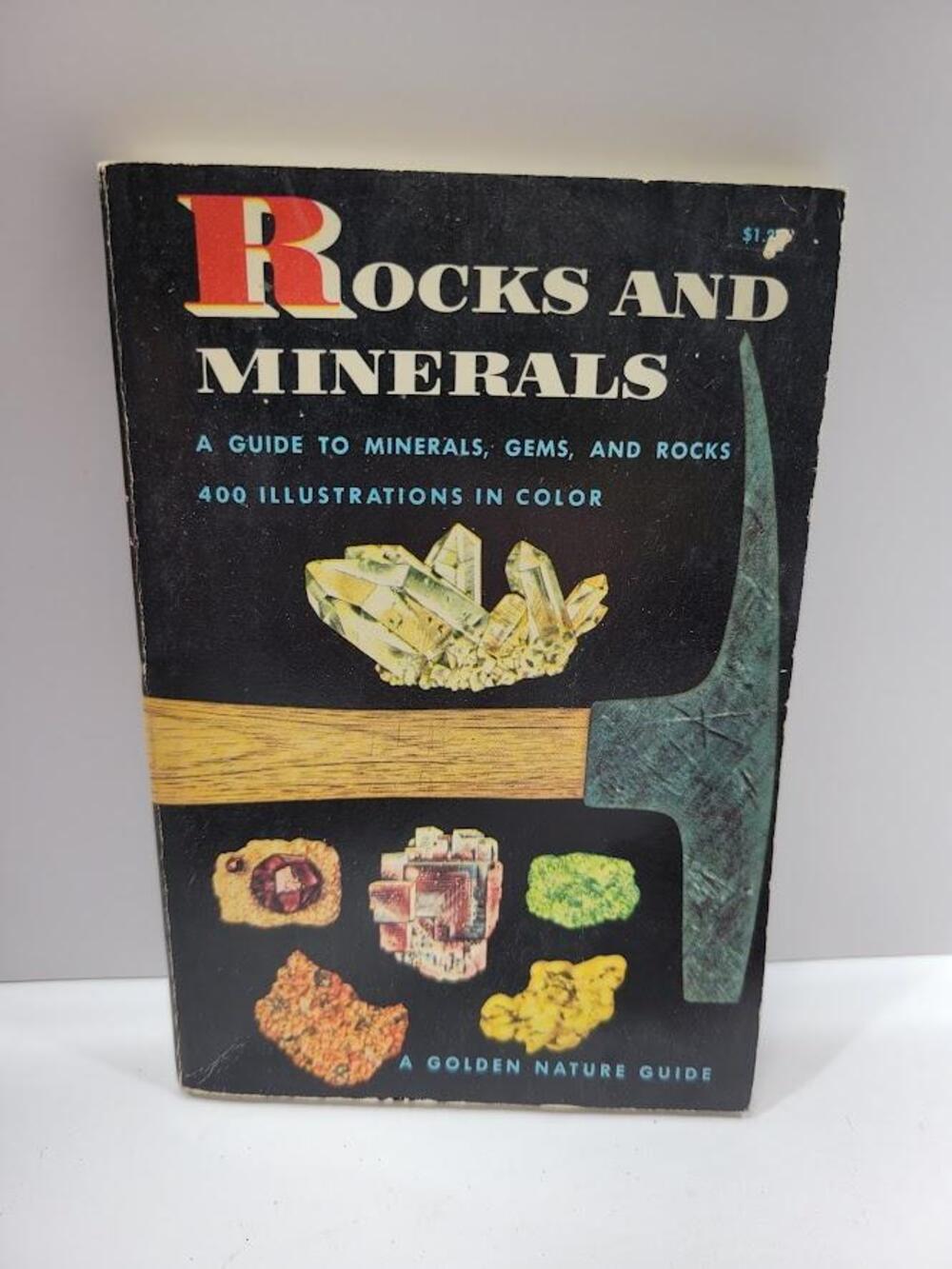 Vintage Rocks And Minerals Zim Shaffer 1957 Golden Press Color PB USA Book